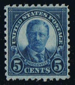 # 586 (1925) Roosevelt - Sgl, VF MNH [2]