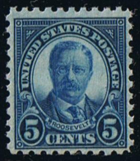 # 586 (1925) Roosevelt - Sgl, VF MNH [4]