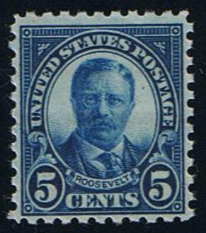 # 586 (1925) Roosevelt - Sgl, VF MNH [6]