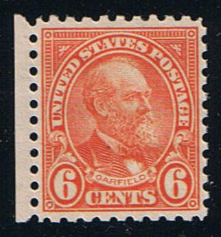 # 587 (1925) Garfield - Sgl, XF MNH