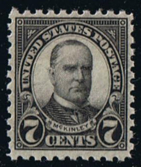 # 588 (1926) McKinley - Sgl, XF MNH [1]
