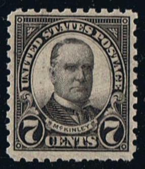 # 588 (1926) McKinley - Sgl, XF MNH [2]