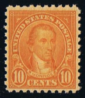# 591 (1925) Monroe - Sgl, VF/XF MLH [2]