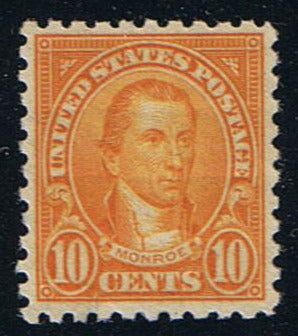 # 591 (1925) Monroe - Sgl, XF MVLH