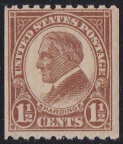 # 605 (1925) Harding - Coil sgl, VF MNH [3]