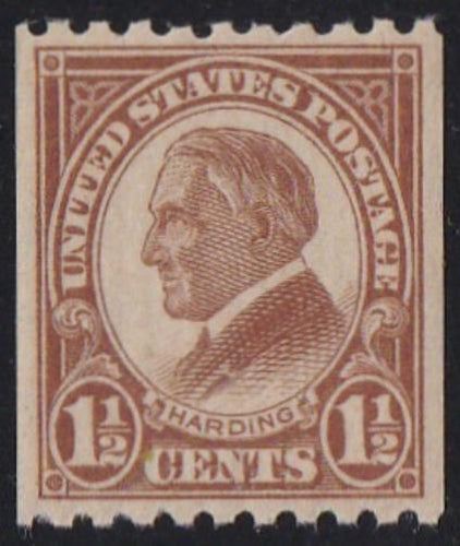 # 605 (1925) Harding - Coil sgl, VF/XF MNH [1]