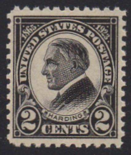 # 610 (1923) Harding - Sgl, VF MLH [2]