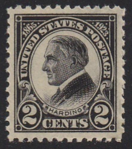 # 610 (1923) Harding - Sgl, XF MNH