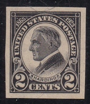 # 611 (1923) Harding - Sgl, VF MH [2]
