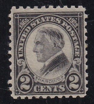 # 612 (1923) Harding - Sgl, VF MLH