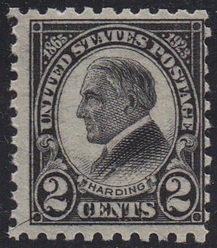 # 612 (1923) Harding - Sgl, F MLH