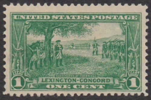 # 617 (1925) Washington & Troops - Sgl, MH [3]