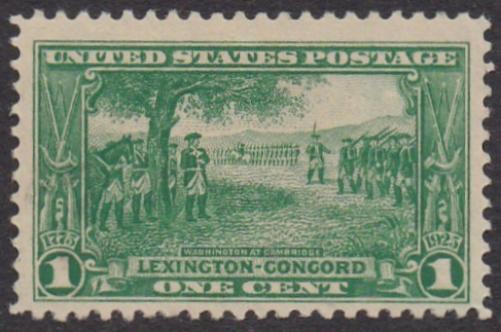 # 617 (1925) Washington & Troops - Sgl, MH [3]