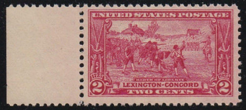 # 618 (1925) Birth of Liberty - Sgl, Left Mgn, MNH [4]