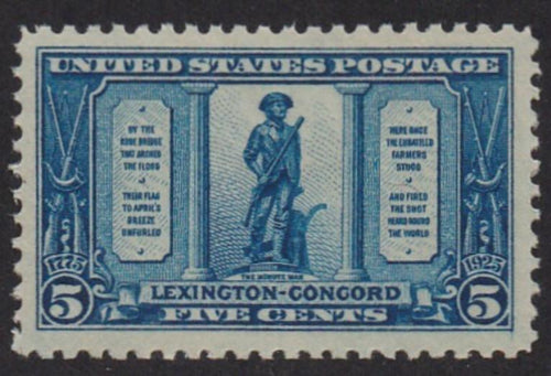 # 619 (1925) Minuteman - Sgl, VF MH [6]