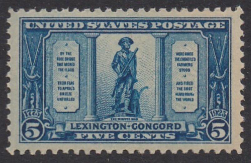 # 619 (1925) Minuteman - Sgl, VF/XF MNH [3]