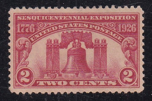 # 627 (1926) Liberty Bell - Sgl, VF MH [2]
