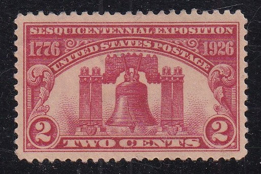 # 627 (1926) Liberty Bell - Sgl, VF MH [2]