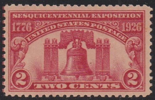 # 627 (1926) Liberty Bell - Sgl, VF/XF MNH