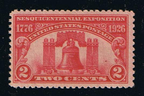 # 627 (1926) Liberty Bell - Sgl, VF MNH