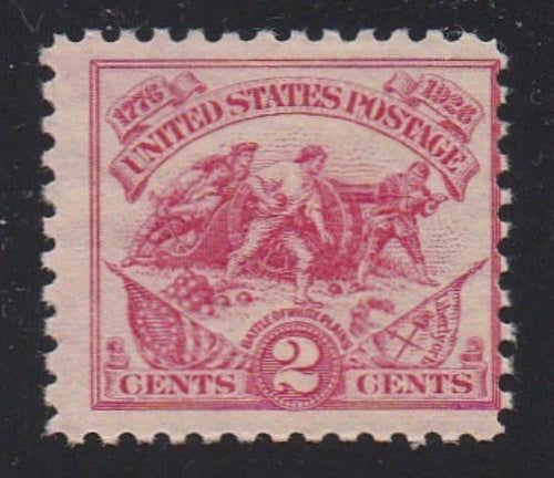 # 629 (1926) Battle of White Plains - Sgl, VG MNH