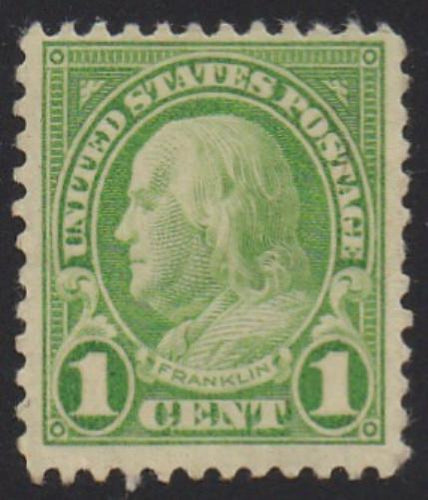 # 632 (1927) Franklin / Fourth Bureau Issue - FVF NH
