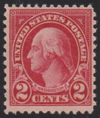 # 634 (1926) Washington - Sgl, FVF MNH