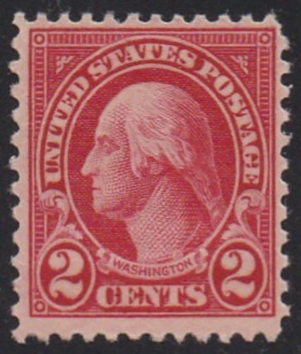 # 634 (1926) Washington - Sgl, FVF MNH