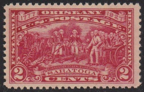 # 644 (1927) Burgoyne Campaign - Sgl, VF MLH