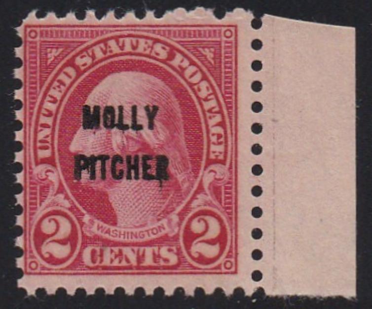 # 646 (1928) Molly Pitcher - Sgl, Fine MLH