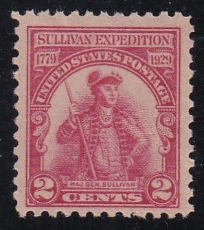# 657 (1929) Sullivan Expedition - Sgl, VF MNH