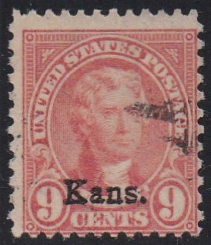 658-79 - Complete Set, 1929 Kansas and Nebraska Overprints - Mystic Stamp  Company