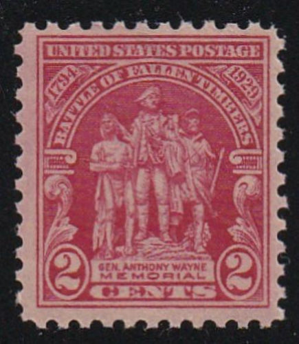 # 680 (1929) Battle of Fallen Timbers - Sgl, FVF MNH [2]
