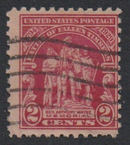 # 680 (1929) Battle of Fallen Timbers - Sgl, Used