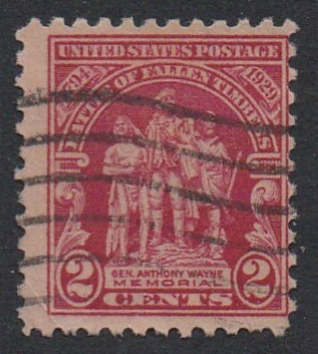 # 680 (1929) Battle of Fallen Timbers - Sgl, Used