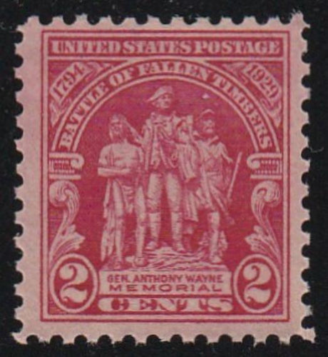 # 680 (1929) Battle of Fallen Timbers - Sgl, VF MNH [2]