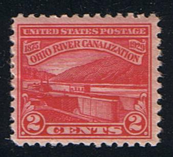 # 681 (1929) Ohio River - Sgl, FVF MH