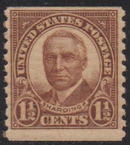# 686 (1930) Harding, 4th Bureau - Coil sgl, MNH