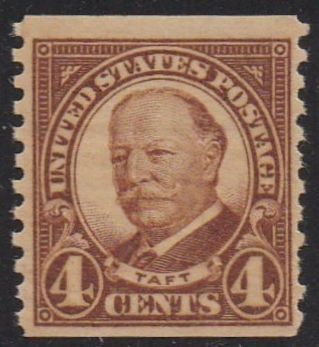 # 687 (1930) Taft, 4th Bureau - Coil sgl, MLH