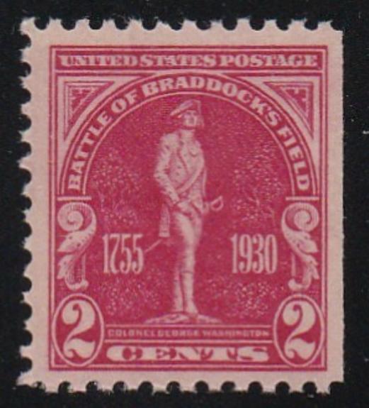 # 688 (1930) Braddock's Field - VF NH, SE [2]