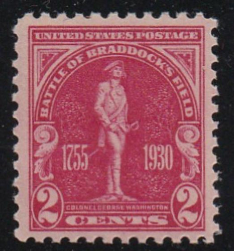# 688 (1930) Braddock's Field - Sgl, VF MNH [2]
