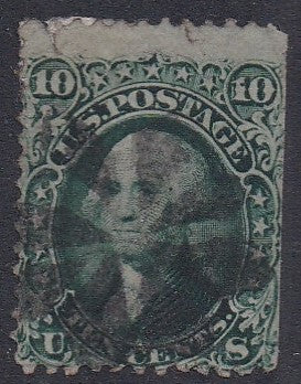 # 68 (1861) Washington - Sgl, Used, VG