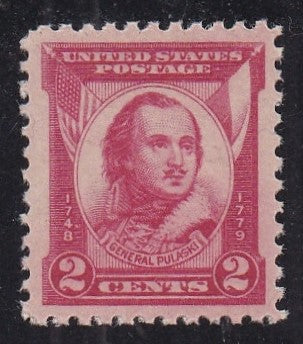 # 690 (1931) Pulaski - Sgl, VF MNH
