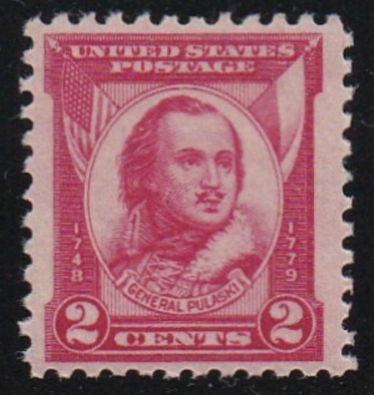 # 690 (1931) General Pulaski - Sgl, VF MLH [1]