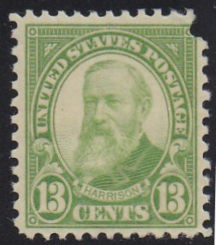 # 694 (1931) Harrison - Sgl, MNH, fault
