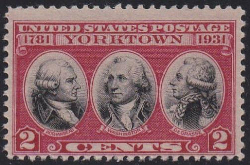 # 703 (1931) Yorktown - Sgl, Fine MNH