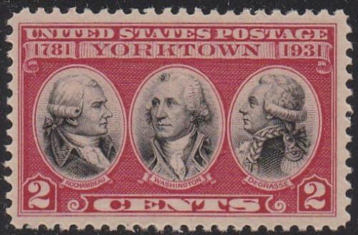 # 703 (1931) Yorktown - Sgl, VF MNH
