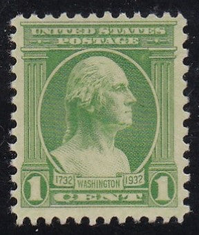 # 705 (1932) Washington Portraits - Sgl, FVF MNH