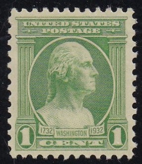 # 705 (1932) Washington Portraits - Sgl, XF MNH