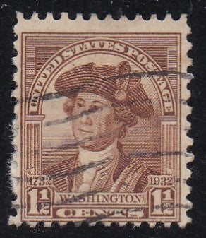 # 706 (1932) Washington Portraits - Sgl, Used